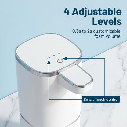 ⏰ Korlátozott ideig érvényes ajánlat 👐 Intelligens, ⚡ 4 sebességes habos kézmosó adagoló – 💧 érintésmentes, antibakteriális, 🚿 könnyen tölthető