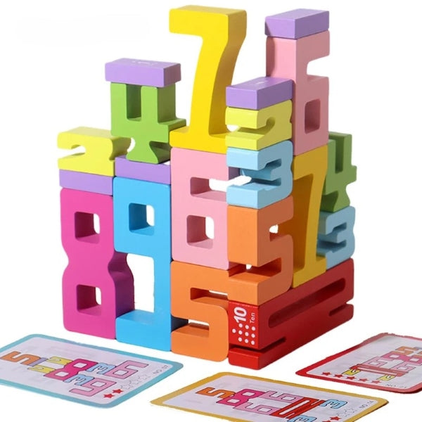 Montessori leseni bloki s številkami | NUMBLOCK
