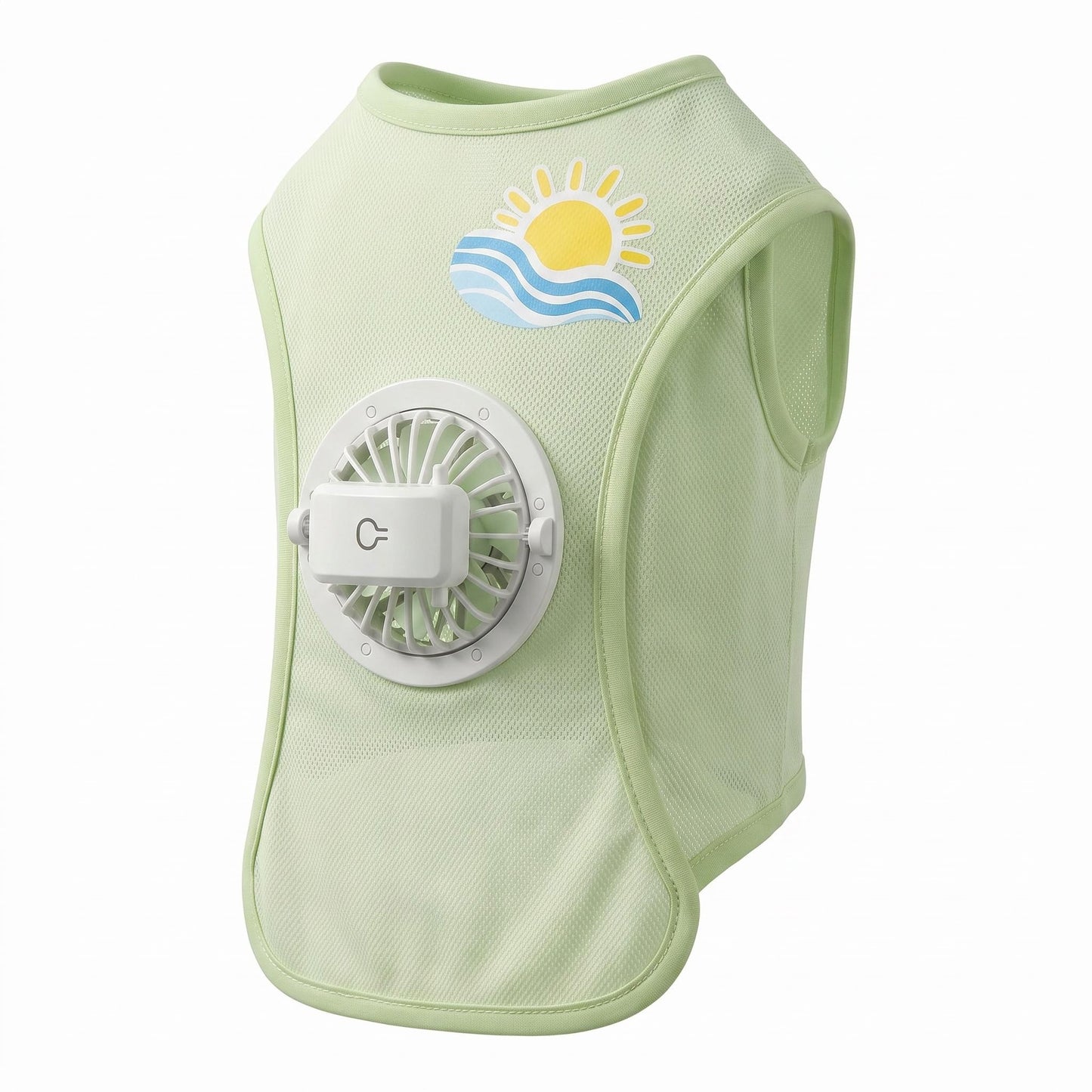 🔥50% popust🏷️🐕 Hladite svojega ljubljenčka poleti! Hladilna majica z ventilatorjem – 🌬️ 3 hitrosti, ❄️ Ice Silk tkanina, 🔋 odstranljiv ventilator