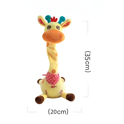 “1+1 ingyen 🎁✨”  🔥50% Kedvezmény🎤 Táncoló és beszélő plüss zsiráf – 🎵 60 gyerekdallal, 🧸 puha, ölelnivaló anyagból – GIRADANCE