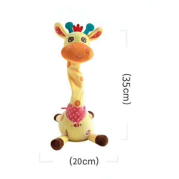 “1+1 ingyen 🎁✨”  🔥50% Kedvezmény🎤 Táncoló és beszélő plüss zsiráf – 🎵 60 gyerekdallal, 🧸 puha, ölelnivaló anyagból – GIRADANCE