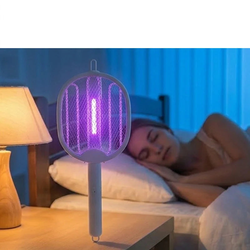 ⏰ Korlátozott ideig érvényes ajánlat 🎁🦟 2 az 1-ben összecsukható elektromos szúnyogcsapó, 🔋 USB-n keresztül tölthető, 💡 UV csapdával – kézben és otthon is