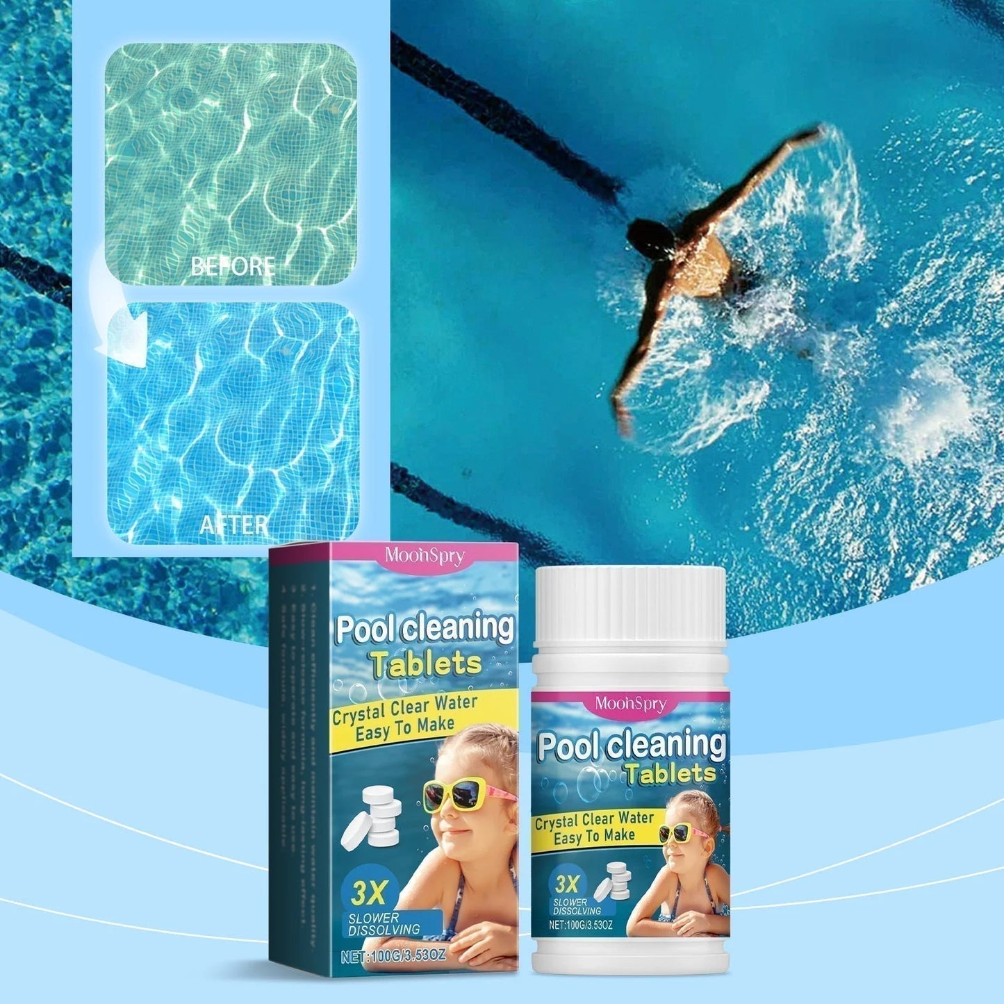 Tablete za čiščenje bazena | POOLCLEAN