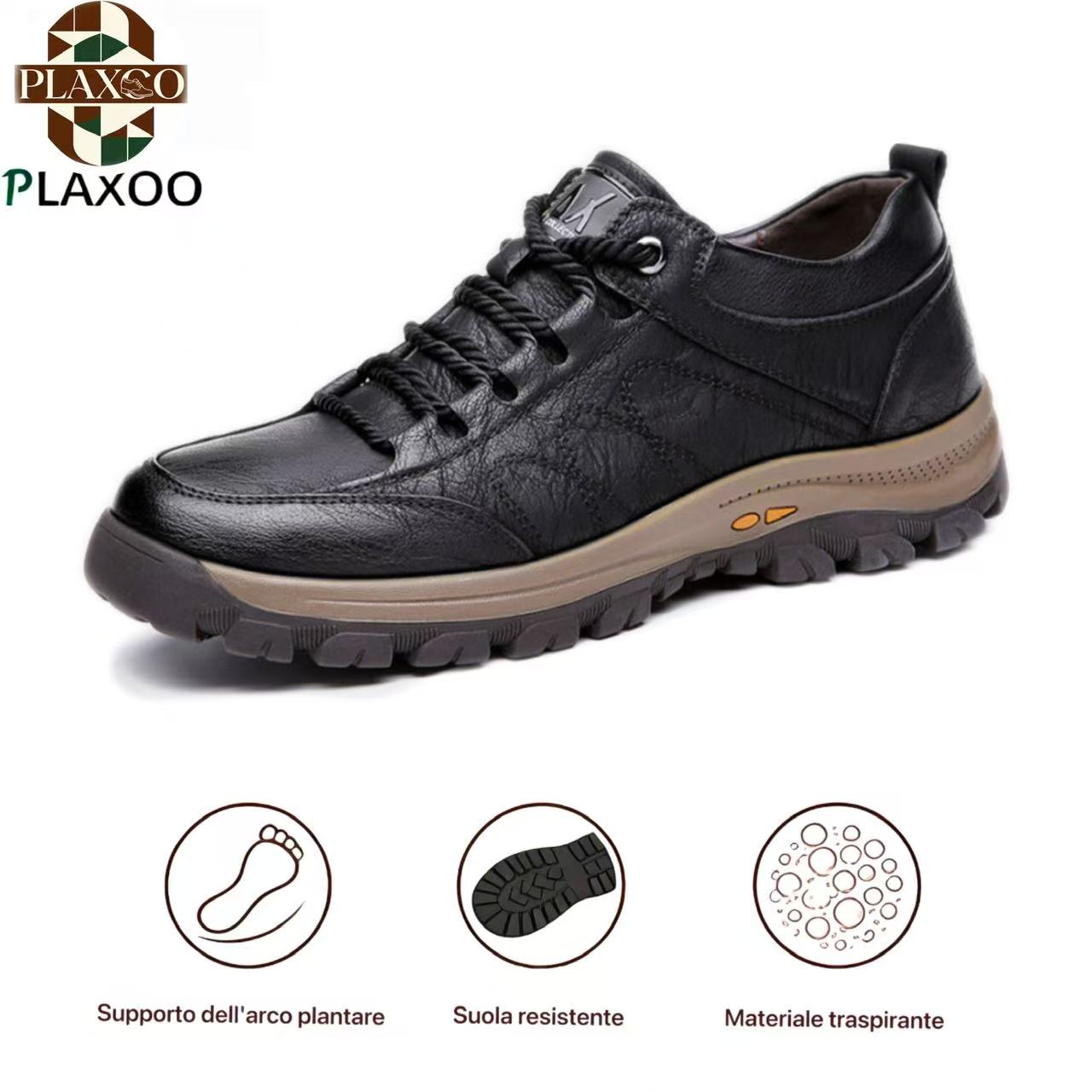 Plaxoo® | Sconto del 50% per un periodo limitato! Stivaletti ortopedici in vera pelle per alleviare l'affaticamento e il gonfiore dei piedi ✨