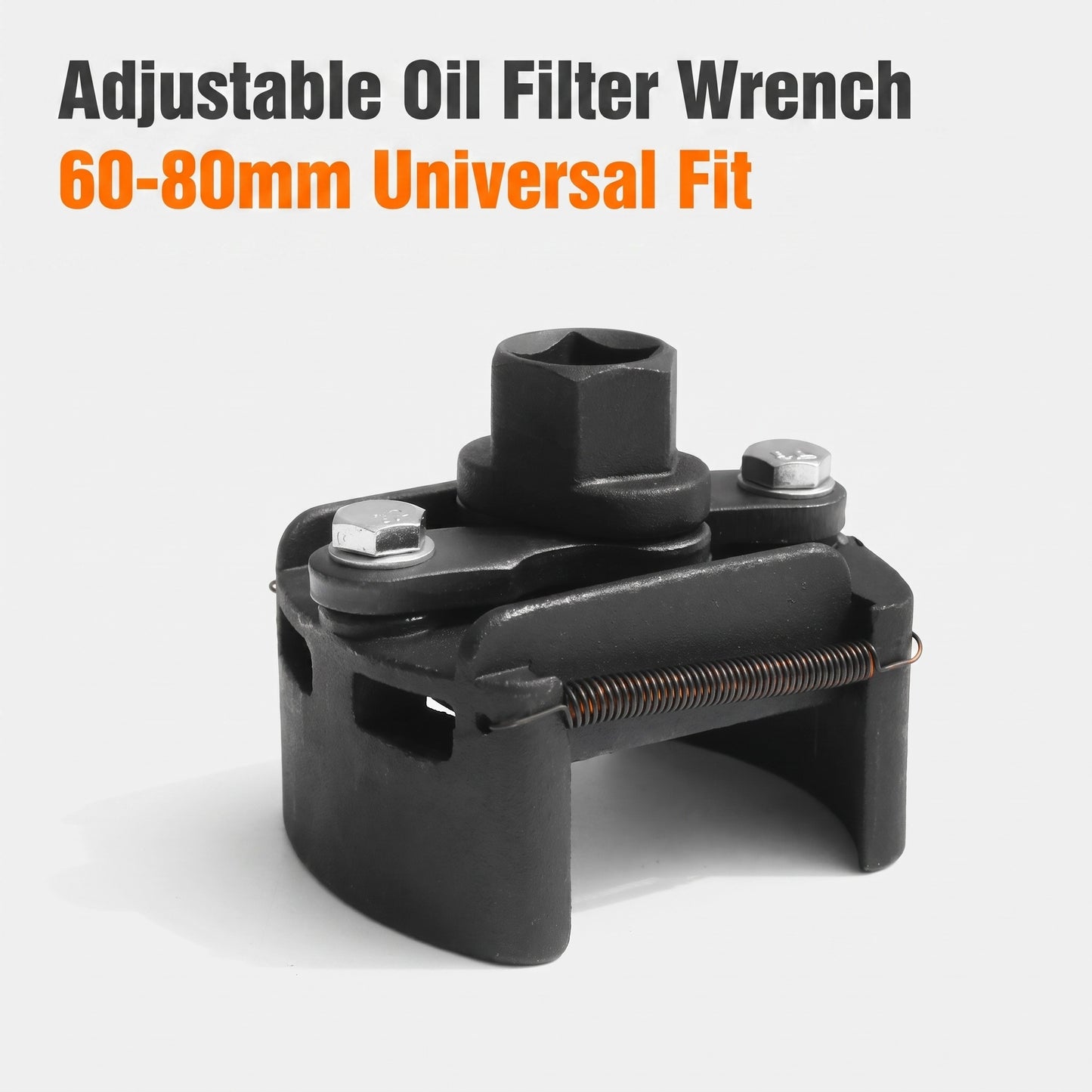 “1+1 ingyen 🎁✨”  50% Kedvezmény🏷️🔧 Állítható olajszűrő-kulcs – 📏 60–80mm univerzális, ⚙️ rugós kialakítás – otthoni és szakmai autószervizhez