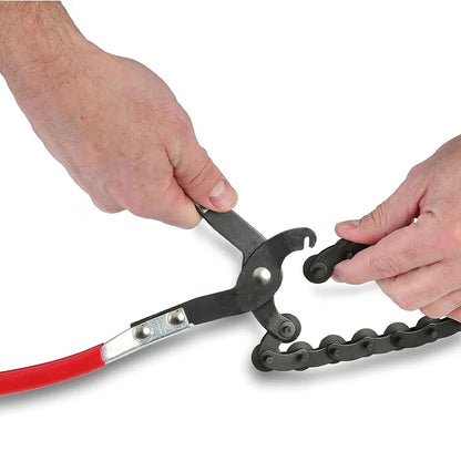 🔧Klešče z verigo za rezanje izpušnih cevi – izvedba z več kolesi🛠️