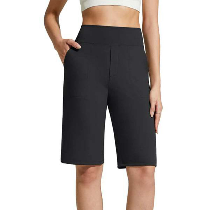 🔥50% Kedvezmény🏷️🌿 Kényelmes, rugalmas női túra rövidnadrág, 🏃‍♀️ négyirányú stretch anyaggal, 📱 mély oldalzsebekkel – S-2XL