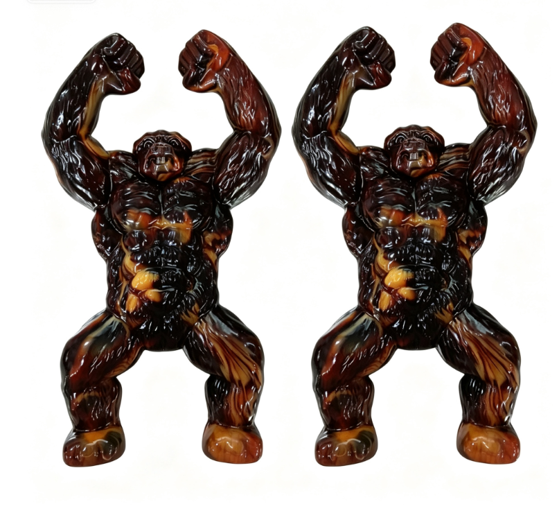 “1+1 ingyen 🎁✨”  🔥50% Kedvezmény🏷️🦍 Gorilla alakú rágójáték kutyáknak – 💪 tartós, élelmiszer-minőségű nylonból, 🦷 szájápoló hatással