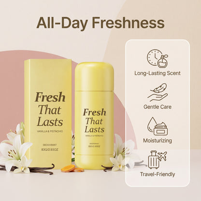 “1+2ingyen 🎁✨”🌿✨ Egész nap friss illat! Vanília-pisztácia dezodor krém – 🌸hosszantartó védelem, 🧴enyhe formula, 💪magabiztosság