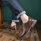 Plaxoo® | (sconto del 50% + calzini omaggio del valore di 20 €) Scarpe casual in vera pelle 🥿 | Suola spessa e antiscivolo, supporto dell'arco plantare, resistenti.