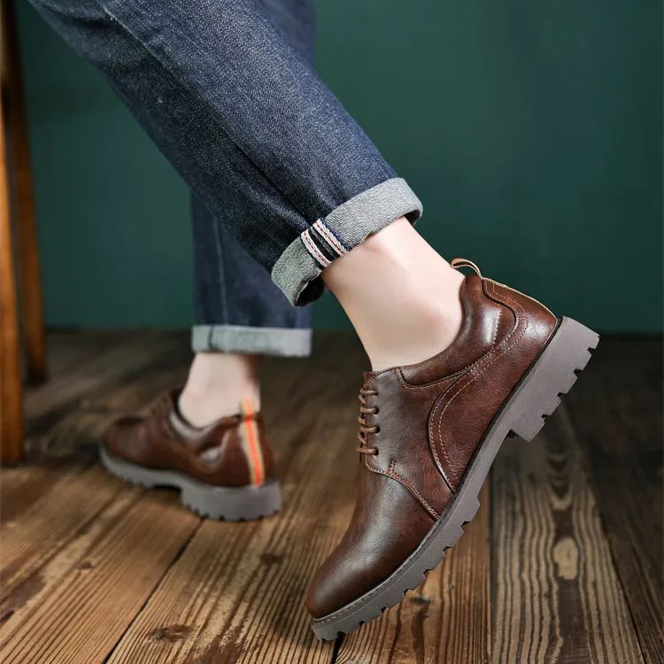 Plaxoo® | (sconto del 50% + calzini omaggio del valore di 20 €) Scarpe casual in vera pelle 🥿 | Suola spessa e antiscivolo, supporto dell'arco plantare, resistenti.