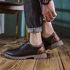 Plaxoo® | (sconto del 50% + calzini omaggio del valore di 20 €) Scarpe casual in vera pelle 🥿 | Suola spessa e antiscivolo, supporto dell'arco plantare, resistenti.