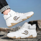 Plaxoo® | Offerta limitata: 50% di sconto!Stivali alti in pelle vera, unisex per uomini e donne!Sono scarpe ortopediche con supporto plantare ergonomico, suola antiscivolo e comodissime da indossare!