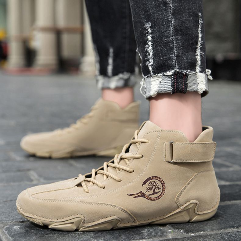 Plaxoo® | Offerta limitata: 50% di sconto!Stivali alti in pelle vera, unisex per uomini e donne!Sono scarpe ortopediche con supporto plantare ergonomico, suola antiscivolo e comodissime da indossare!