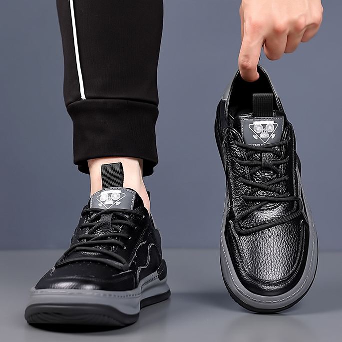 (🔥Sconto del 50% oggi - Non perderlo!) - Scarpe selezionate in pelle di vitello a doppio strato - Impermeabili e antiscivolo (supporto dell'arco plantare, allevia il dolore)