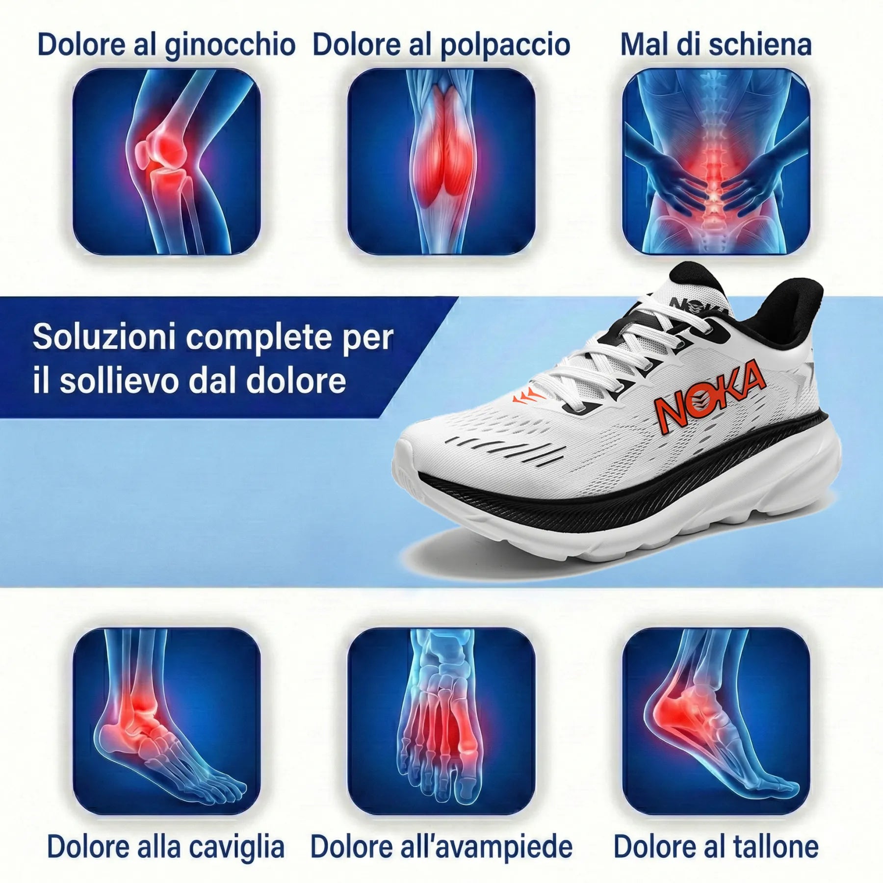 Plaxoo® | Calzini omaggio del valore di 20 €! Scarpe sportive ortopediche unisex 👞 Supporto plantare ergonomico, scarpe dotate di suola antiscivolo e fodera antibatterica. 🛡️