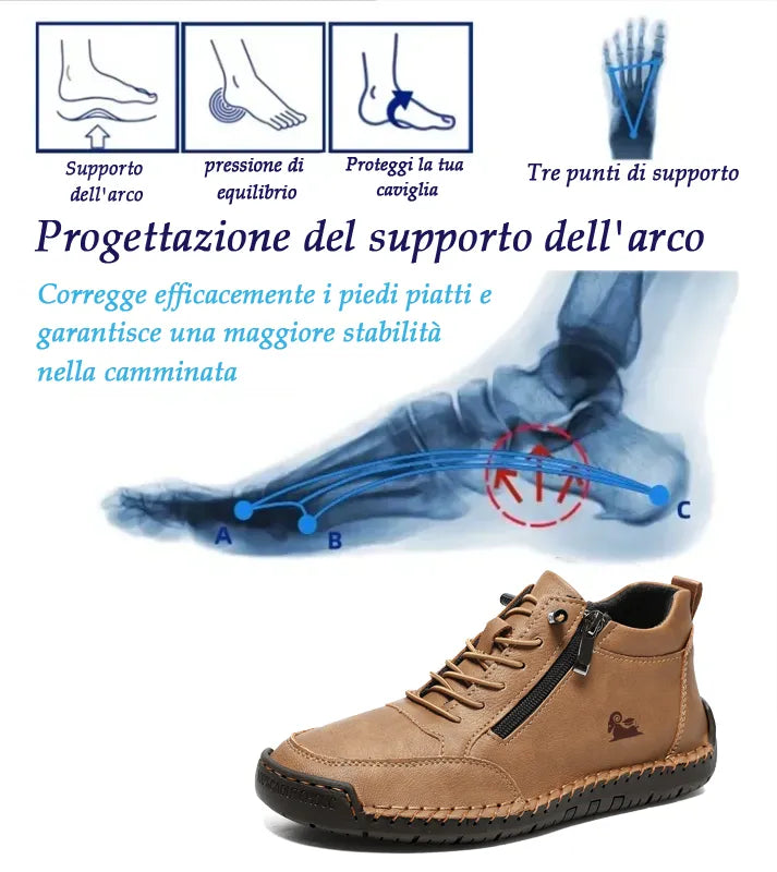 Plaxoo® | 50% Sconto! Stivali in pelle antiscivolo: cammino sicuro ✨